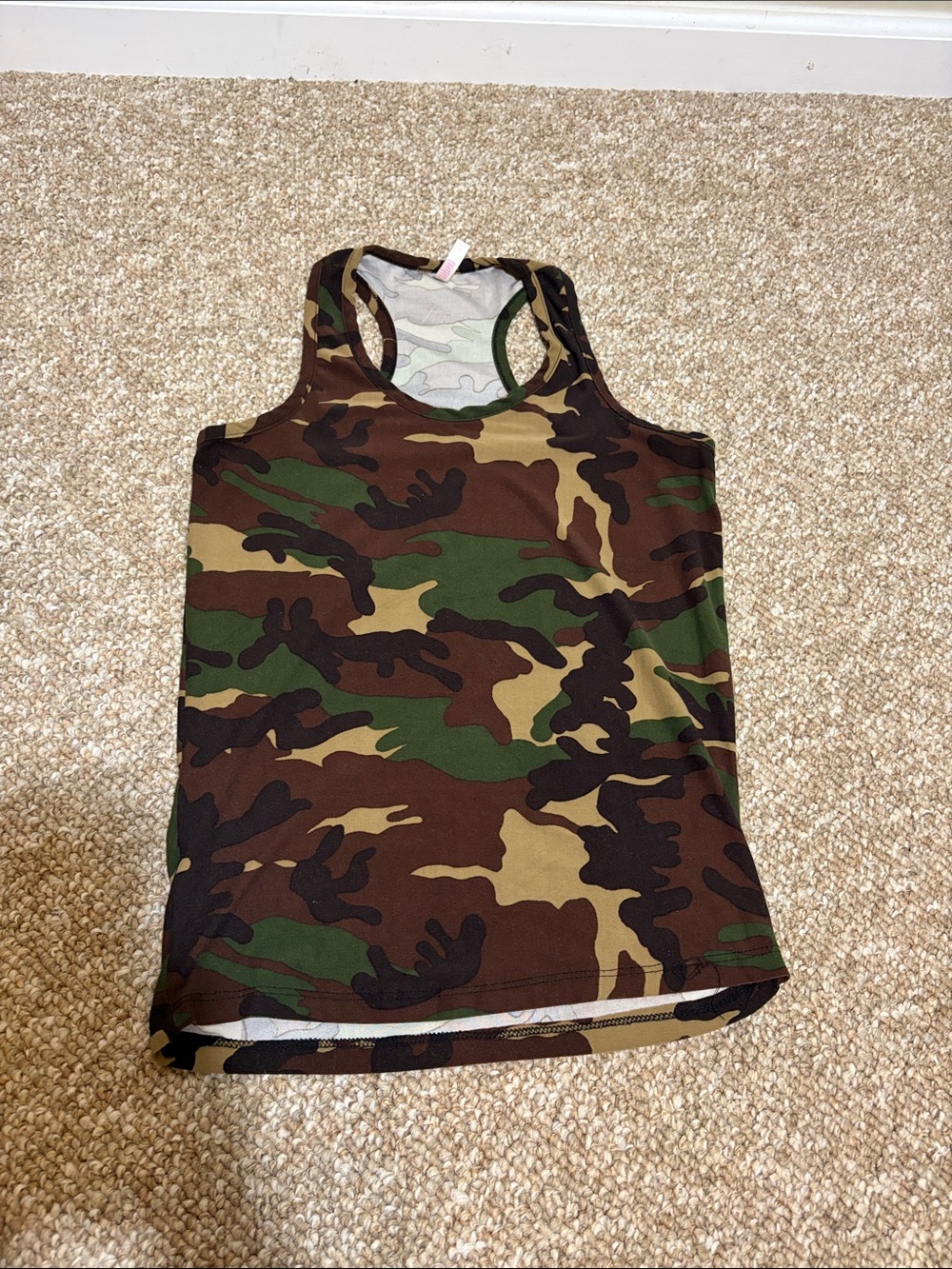 T- Back Camo Tank Top